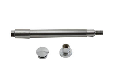 Chrome Flush Mount Front Axle Harley FXR 88-94 FXD DYNA 91-03 Super Glide - Picture 2 of 2