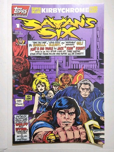 Satan's Six #1 TOPPS COMIC BOOK Lot Of 2 Jack Kirby Todd McFarlane cv 1993