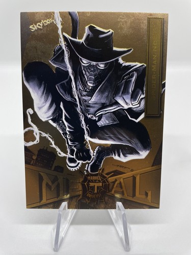 Spider-Man Noir '21 Marvel Metal Universe Gold Parallel - Bild 1 von 2