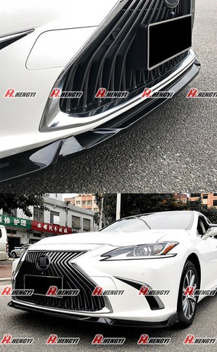 For Lexus ES300 ES350 2018-2025 Front Rear Bumper Lip Splitter Gloss Black - Picture 4 of 13