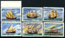 Saint Thomas et îles du Prince 1979 Mi. 598-603 Oblitéré 100% Bateaux de naviga