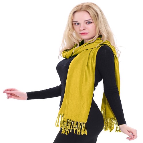 Solid Colour Design Shawl Scarf Wrap Stole Shawls Scarves Pashmina CJ Apparel - Picture 898 of 900