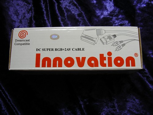 Innovation SCART Cable for the Sega Dreamcast - RGB - New in Box LEAD ADAPTOR