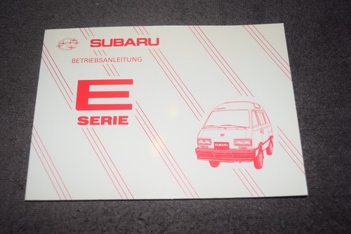 Betriebsanleitung Bedienungsanleitung Subaru Libero E10/E12 1987 erstklassig - 第 1/12 張圖片