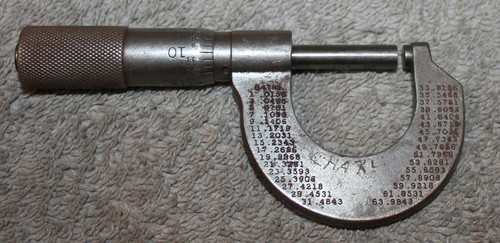 VINTAGE STARRETT MICROMETER NO. 203-C - Picture 2 of 3