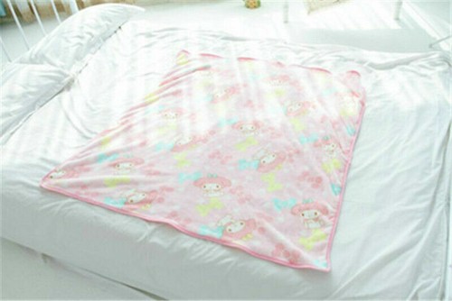Cute My Melody Pink Flannel Blanket Sheet Soft Throw Air Condition Blanket Gift - Bild 2 von 8