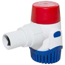 Rule 27DA Bilge Pump 1100 GPH Marine 12V DC 1-1/8" Hose 1" NPSM Submersible 27D