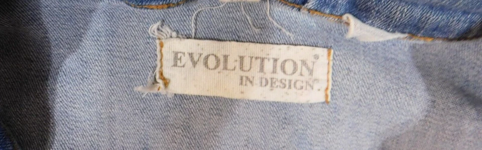 Chaqueta Evolution in Designs Grande Para Hombre Y2K Vintage Denim Botón Retro Clásico Foto 4 de 4