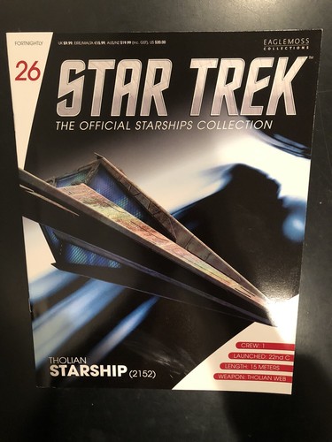Magazine Only - Star Trek Starships Eaglemoss - Tholian Starship - #26 - Picture 1 of 2