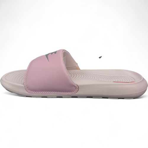 Nike Slide Women Sandal NIKE VICTORI ONE SLIDE Pink Silver Women Size 6 NEW - Picture 5 of 7