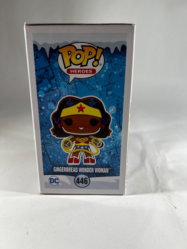 NEW Funko Pop! Vinyl: DC Heroes Comics Gingerbread Wonder Woman #446 Christmas - Picture 4 of 7
