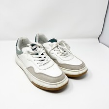 Universal Thread Shaelyn White Grey Teal Lace Up Sneakers Womens 9