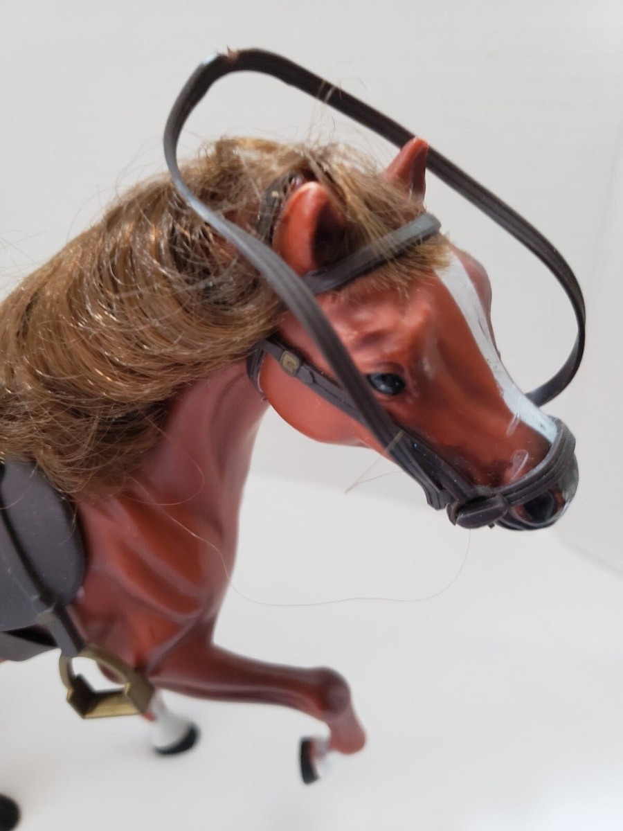 Marchon Horse Figure 1988 Grand Champion GC Brown with Saddle
