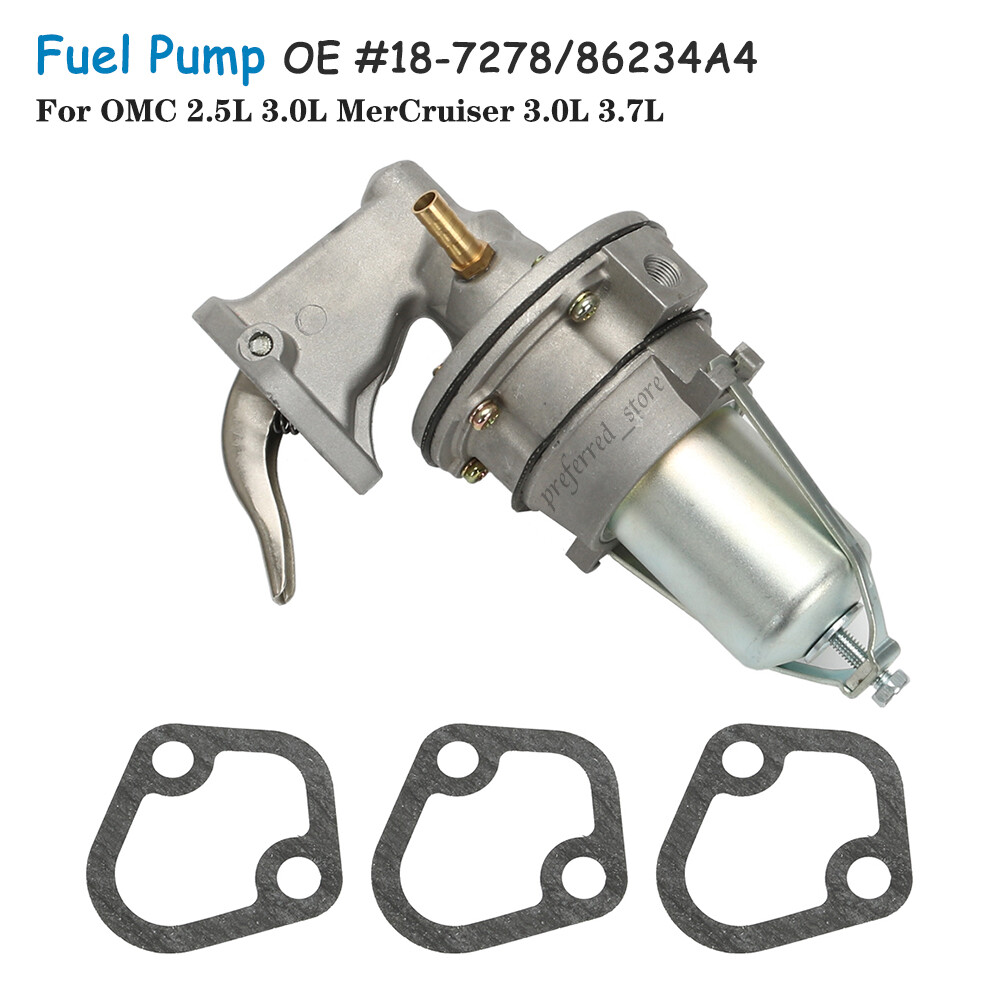 Fuel Pump Assembly For MerCruiser OMC 140HP 3.0L 110HP 120HP 86234A4 86234A05