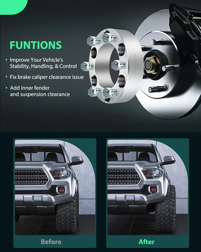 4 pcs 4x4.5 to 4x100 1" wheel spacers 12x1.5 studs Fits Hyundai Kia CB 67.1mm - Picture 6 of 8