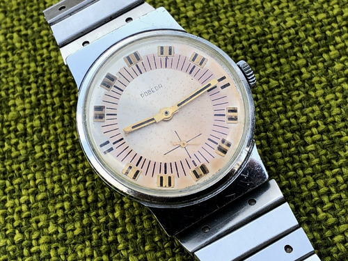 Vintage Wrist watch Pobeda Zim 2602 USSR Serviced - Picture 5 of 17