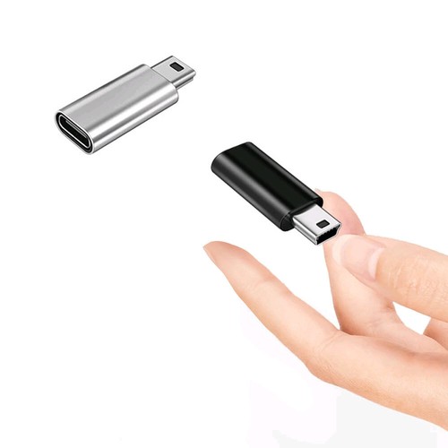 Adaptateur USB C vers Mini USB 2.0 type C femelle vers mini USB mâle convertisseur adaptateur NEUF - Photo 3 sur 12