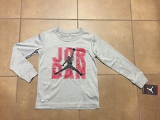 Nike Air Jordan Boys Jumpman Active Top Dri Fit Size S 4-5 New With Tag