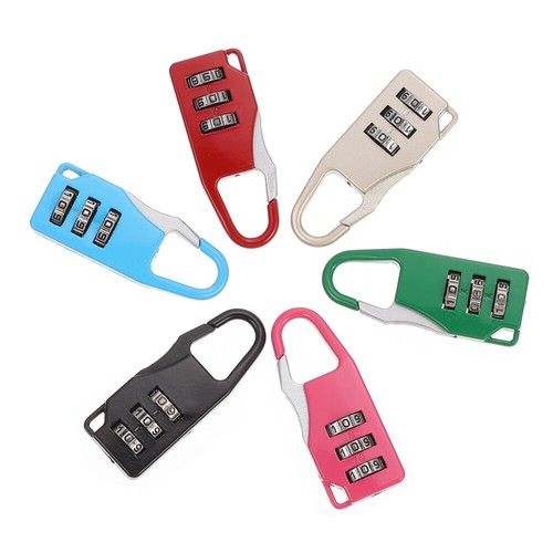 6 Pcs Passwort Vorhänge Schloss Mitarbeiter Passwortsperrung Tragbares - Bild 11 von 12