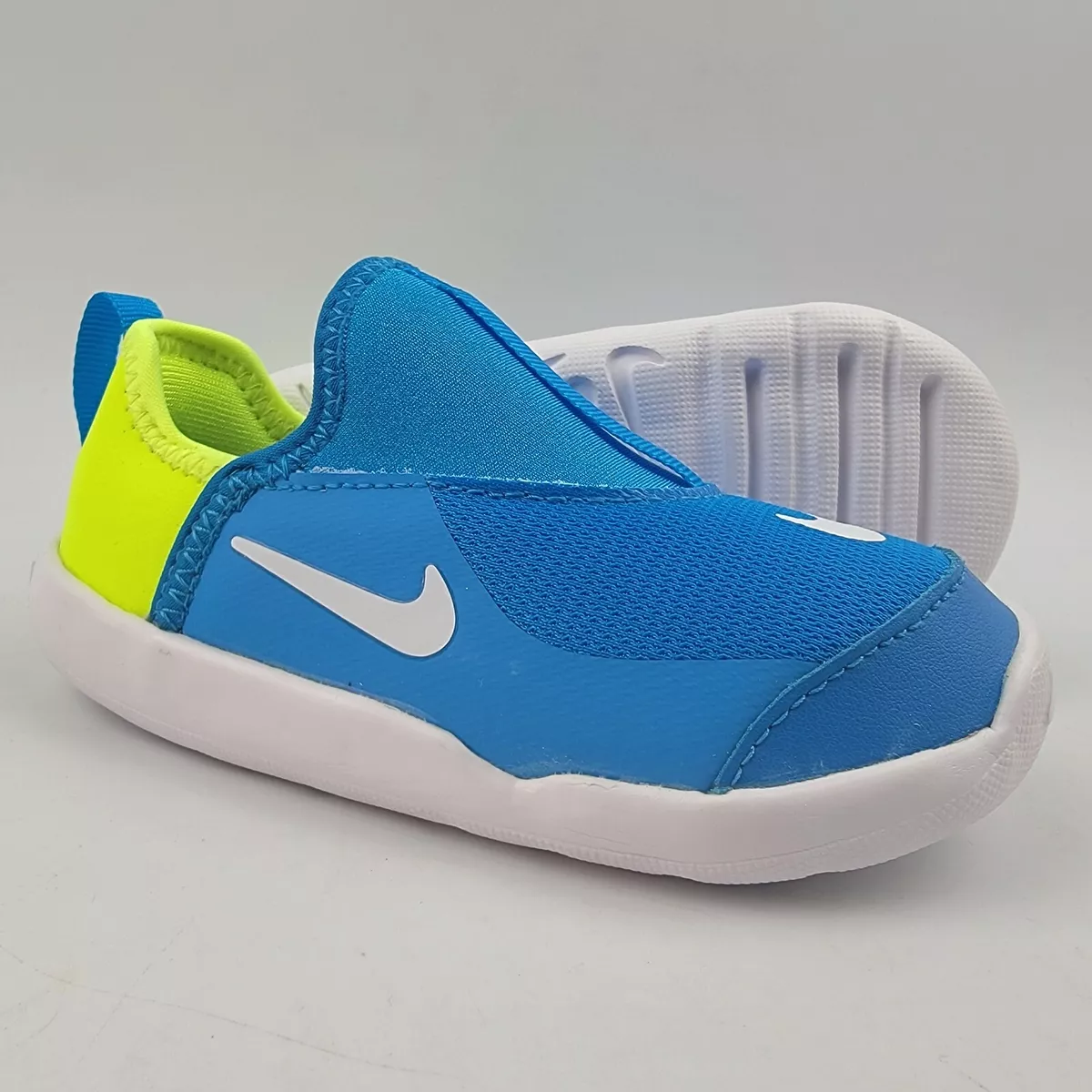 Nike Lil Swoosh TD Shoes Blue Hero White Volt AQ3113 400 Baby