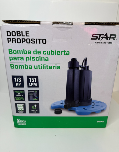 Star Water Systems Dual Purpose Pool Cover Utility Pump, SPCP02 Tight Spaces - Picture 4 of 4