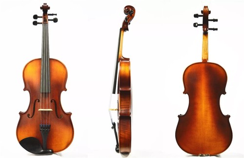 14" Size Viola,Old Spruce,Professional Set up+ Bow+ Case+ Rosin, Ready to Play! - Picture 6 of 8