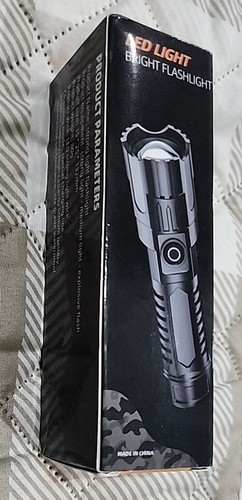 NEW LED MINI FLASHLIGHT BLACK USB RECHARGEABLE MULTI-FUNCTIONAL OUTDOOR LIGHT B5 - Picture 10 of 13