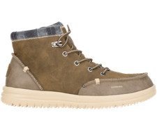 Image of HEY DUDE - Bradley Walnut - Mens Brown Lightweight Boots - NEW!!!