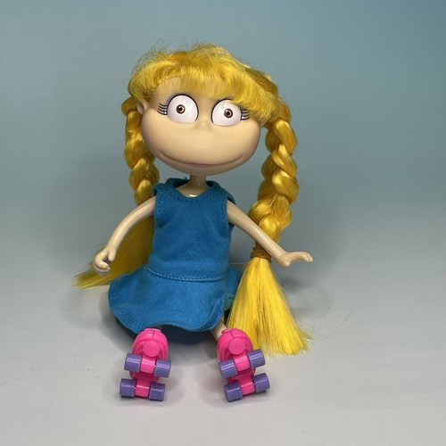 Rugrats Angelica Roller Skater Nickelodeon Mattel Viacom 7,5" Puppe 1999 Vintage - Bild 1 von 11