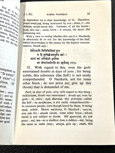 Katha Upanisad by Swami Gambhirananda 1980 - Foto 5 di 5