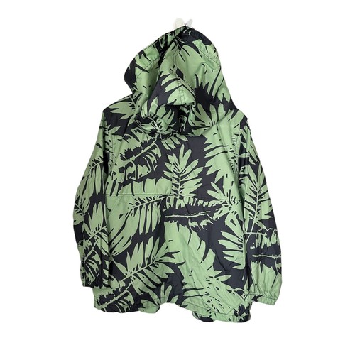 GAP Boys Sz 4 Packable Windbreaker Jacket Printed Ripstop Windbuster Tropical - Picture 5 of 7