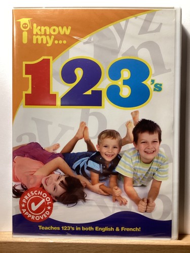 KNOW MY 123’s: (DVD) Preschool Approved - English/French - Picture 1 of 2