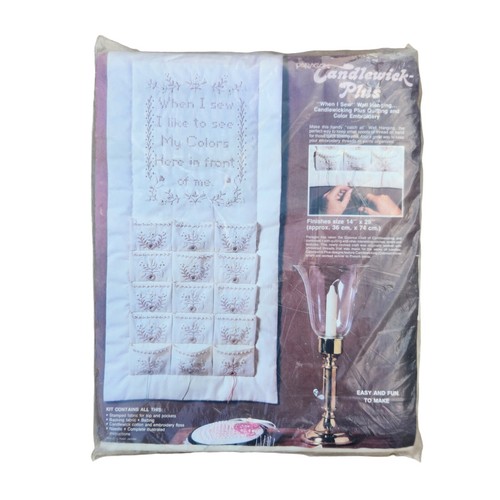 Organizador de hilo para colgar en la pared bordado Paragon Candlewick Plus When I Sew 0492 - Imagen 1 de 5