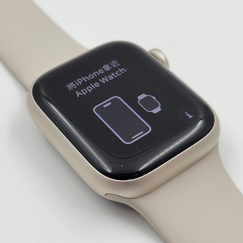 Apple Watch Series 9 MR8T3CL/A 41mm Starlight S/M - Photo 4 sur 9