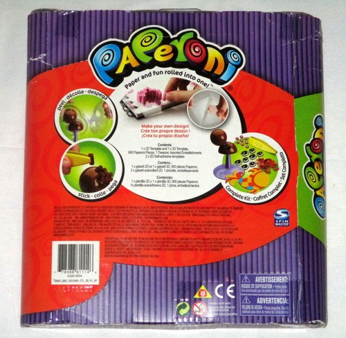 NEU SPINMASTER PAPERONI SORTENPAKET 2D FISCHE 3D HUND & KOSTENLOSES SPIEL BASTELSET ALTER 4+ - Bild 2 von 2