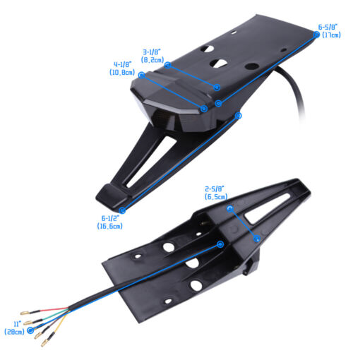 Universal Dirt Bike LED Rear Fender Brake Tail Light Turn Signal Off-road Enduro - Picture 4 of 12