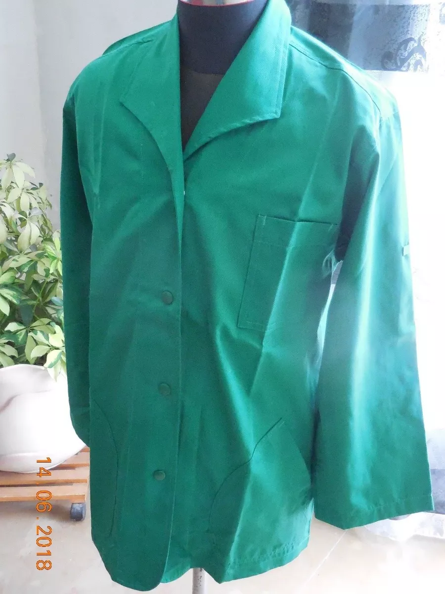 BLOUSE DE TRAVAIL FEMME TAILLE 40 VERT SAPIN ADOLPHE LAFONT NEUVE