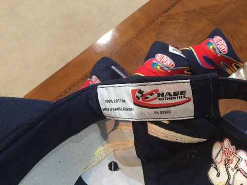 2001 VINTAGE NASCAR JEFF GORDON DUPONT BIG FLAME HAT/CAP CHASE NWT Pit Crew - Picture 6 of 7