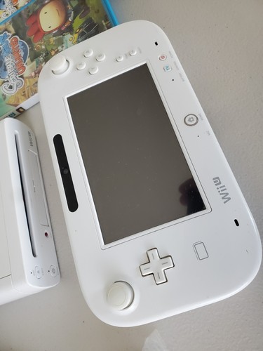 8GB White Nintendo Wii U Console System Bundle w/ Box + Scribblenauts Game - Picture 2 of 11