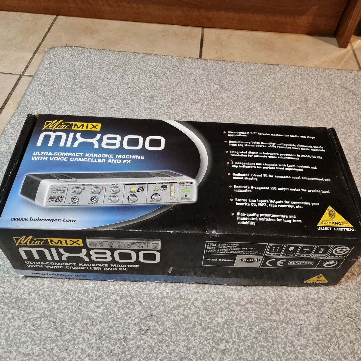 ◇Behringer/ベリンガー MINIMIX MIX800 マイクミキサー 美品