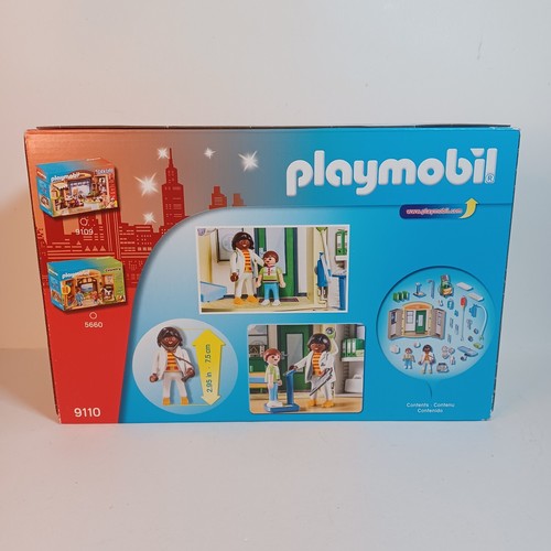 PLAYMOBIL City Life Hospital Play Box 9110 New 63 Pieces - Picture 2 of 4
