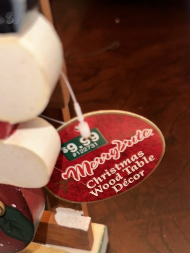 Santa Claus is Coming to Town Wooden Display 3D 12" x 10" Christmas Display New - Picture 8 of 9