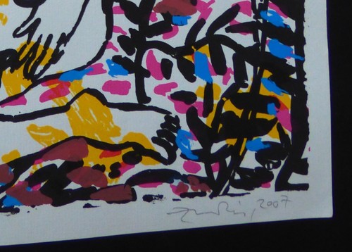 FANTASY #8A / Cuban Limited Edition Silkscreen by Cuba Artist ZAIDA DEL RIO - 第 2/5 張圖片