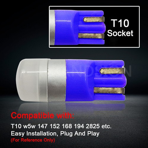 9-32V T10 W5W 168 3030 LED Indicator Side Parker Light Dome License Plate Bulb - Picture 2 of 15