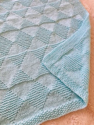 DAISY GRAY KNITS Knitting Pattern ~ Heidi Baby Blanket ~ Paper Copy