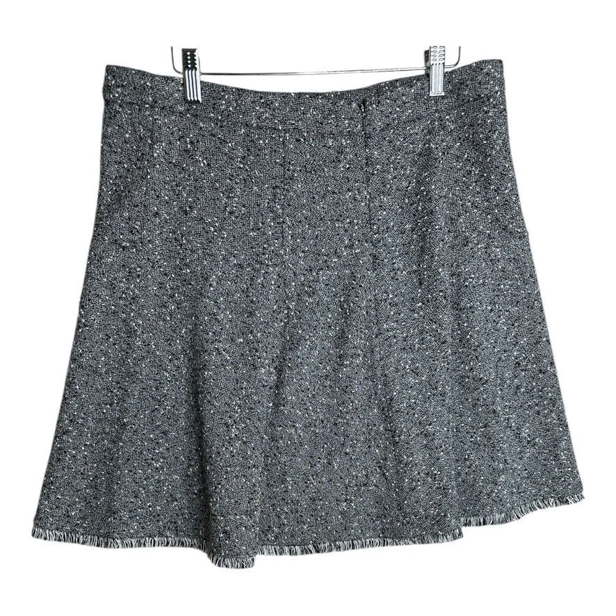 Falda acampanada gris para mujer Ellen Tracy talla 10 Foto 2 de 4