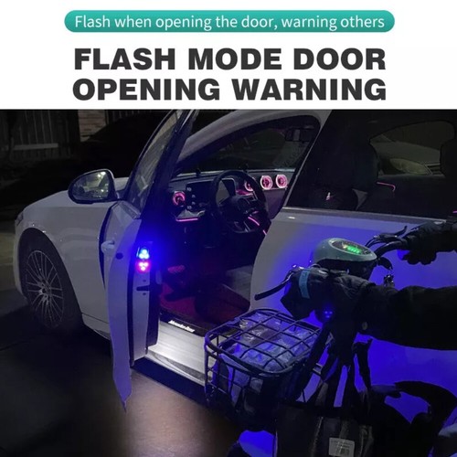 Türbeleuchtung Autotürleuchten LED Willkommenslicht Safe-Notlampe Magnetische DE - Bild 15 von 19