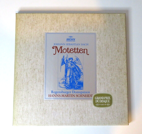 J. S. Bach, Regensburger Domspatzen, Hanns-Martin Schneidt Motetten 2xLP Box Set