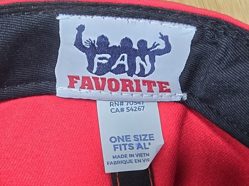 University of Wisconsin Badgers Fan Favorite Strap Back Hat Cap Red Adjustable - Picture 9 of 9