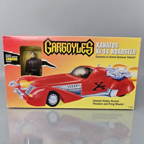 Juego de vehículos y figuras Gárgolas Xanatos XI-44 Roadster Getaway Kenner 1995 SELLADO